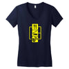 eat sleep blog write writer internet computer funny geek t shirt large Women's V-Neck T-Shirt