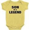 Dad The Man The Myth The Legend - Son Of A Legend Family Matching Baby Bodysuit