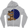 freddy plushie Zipper Hoodie
