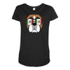 mexican boxer Maternity Scoop Neck T-shirt