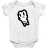 bad skull Baby Bodysuit
