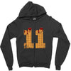 Eleven Waffle Zipper Hoodie