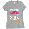 Class of 2017 Proud GrandMother Graduation Ladies Fitted T-Shirt