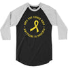 Ewing Sarcoma Awareness 3/4 Sleeve Shirt