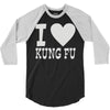 i love kung fu 3/4 Sleeve Shirt