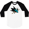 jose sharks youth 3/4 Sleeve Shirt