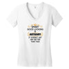 Smart Good Looking Actuary Doesnt Get Better Than Women's V-Neck T-Shirt