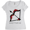 sagittarius rose Women's Triblend Scoop T-shirt
