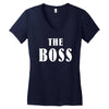 The Boss - The Real Boss Women's V-Neck T-Shirt