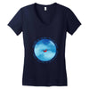 Angel (a235) Women's V-Neck T-Shirt