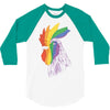 rooster pride 3/4 Sleeve Shirt
