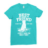 Best Friend Golden Ladies Fitted T-Shirt
