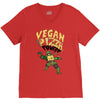 vegan pizza power V-Neck Tee