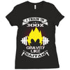 I Train In 300x Gravity Like Saiyan Ladies Fitted T-Shirt