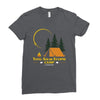 Total Solar Eclipse Camp Ladies Fitted T-Shirt