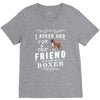 true friend (boxer) V-Neck Tee