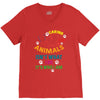 caring for animals isn't what i do it's who i am V-Neck Tee