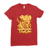 attack Ladies Fitted T-Shirt