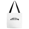evolution computer Tote Bags