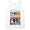 Forget Glass Slippers This Princess Wears Fire Boots Tank Top