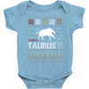santa taurus christmas ugly t shirts Baby Onesie