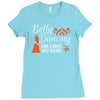belly dancing only harder Ladies Fitted T-Shirt