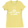 lift like a girl Ladies Fitted T-Shirt