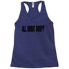 all about boo Racerback Tank