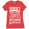 This Guy Is Taken By A Super Sexy December Girlfriend Ladies Fitted T-Shirt