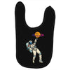astronaut basketball planet Baby Bibs