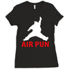 air pun big pun logo Ladies Fitted T-Shirt