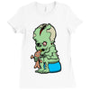 zombie baby Ladies Fitted T-Shirt