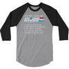 life lessons from g.i 3/4 Sleeve Shirt