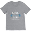 daddy shark doo doo doo V-Neck Tee