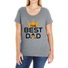 The Best Dad Ladies Curvy T-Shirt