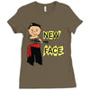 new face Ladies Fitted T-Shirt
