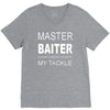 master baiter funny fishing t shirt mens V-Neck Tee