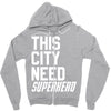this city need superhero Zipper Hoodie