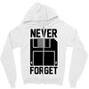 never forget floppy disk Zipper Hoodie