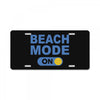 beach mode on License Plate