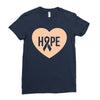 Hope With Heart Ladies Fitted T-Shirt