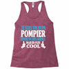 papa pompier Racerback Tank