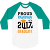 Class of 2017 Proud Pawpaw Graduation 3/4 Sleeve Shirt