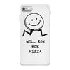 will run for pizza iPhone 7 Case