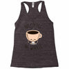 no coffee no workee Racerback Tank