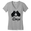 mickey mouse sexy dope Women's V-Neck T-Shirt