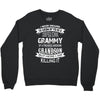Super Cool Grammy Of A Freaking Awesome Grandson Crewneck Sweatshirt