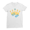 old man Ladies Fitted T-Shirt