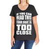 this is perfect for lake days! Ladies Curvy T-Shirt