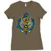 king of pirates anchor Ladies Fitted T-Shirt